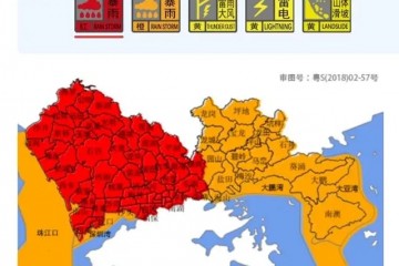 雨紅色預(yù)警！深圳“一秒天黑”！中小學(xué)